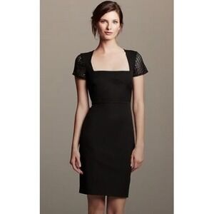 Roland Mouret for Banana Republic | Black Dress Square‎ Neck | Women's 6
